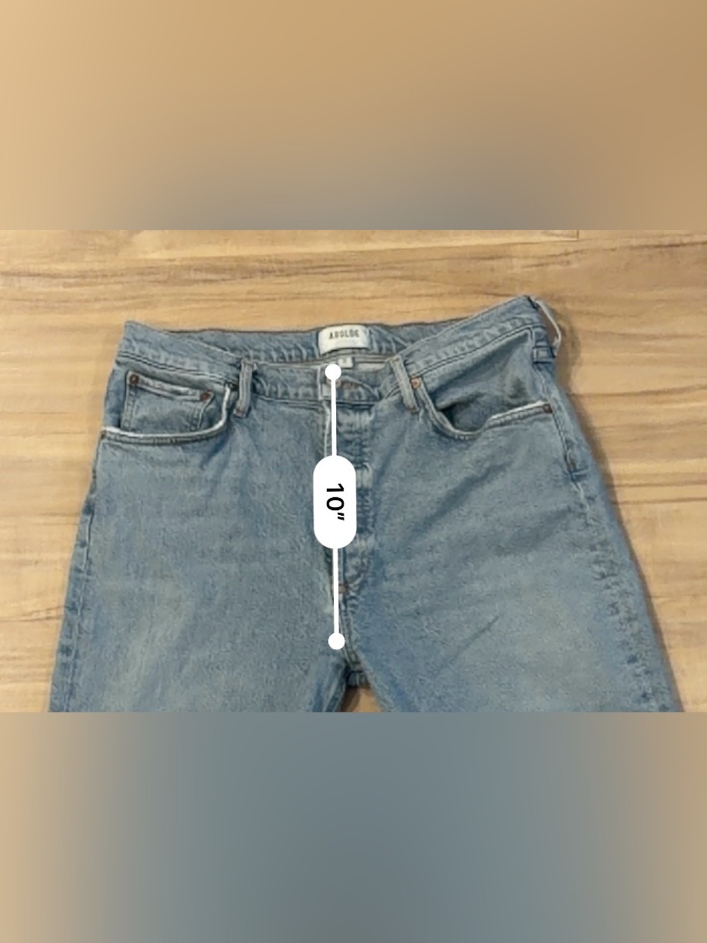 VGUC Agolde Riley Jeans - Picture 7 of 12